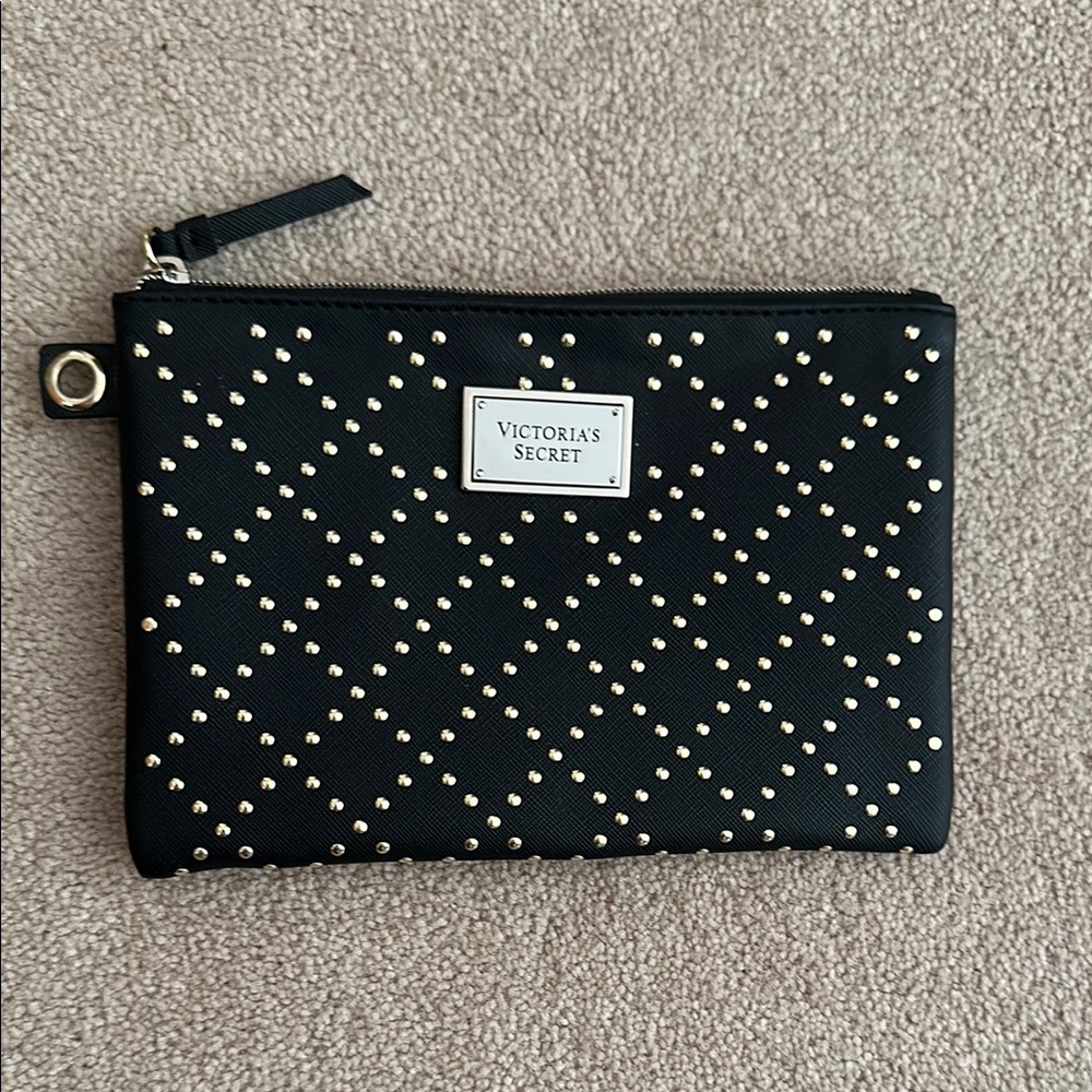 Victoria's Secret Black and Gold Clutch